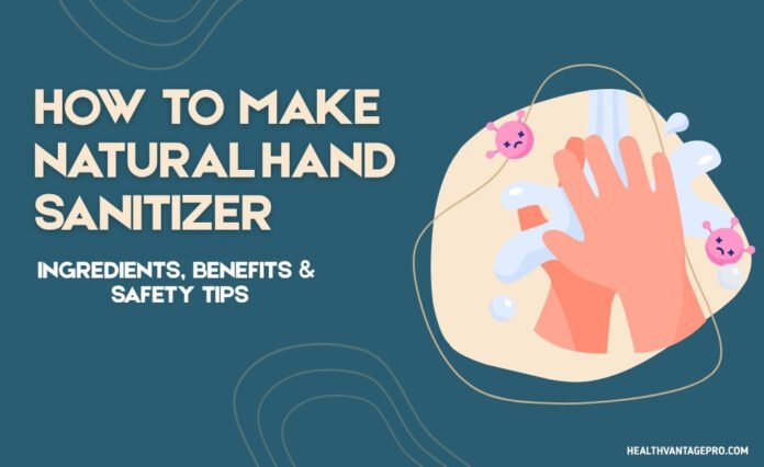 How to Make Natural Hand Sanitizer